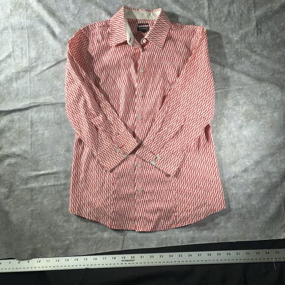 Talbots Top Womens Long Sleeve Collared Button Cotton Blouse Shirt Casual (4P) - Picture 1 of 6